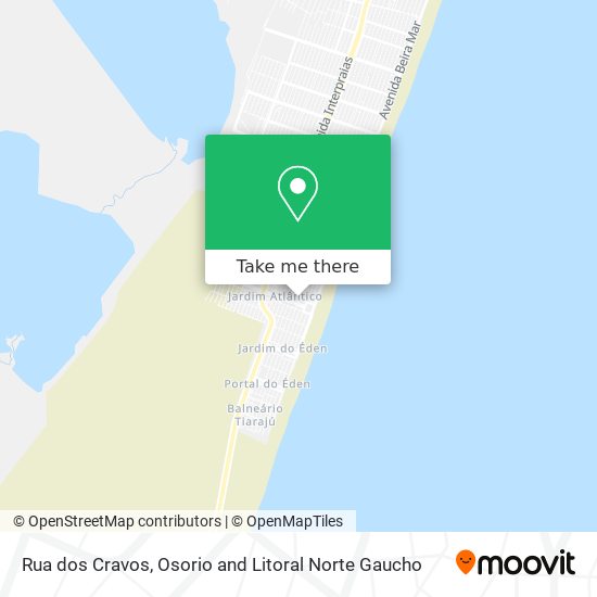 Rua dos Cravos map