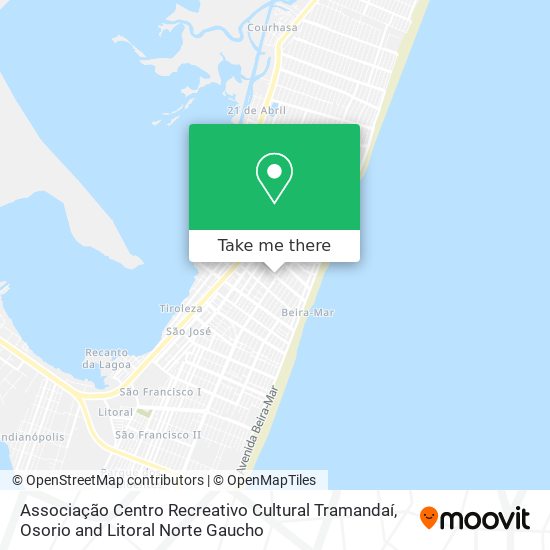 Associação Centro Recreativo Cultural Tramandaí map