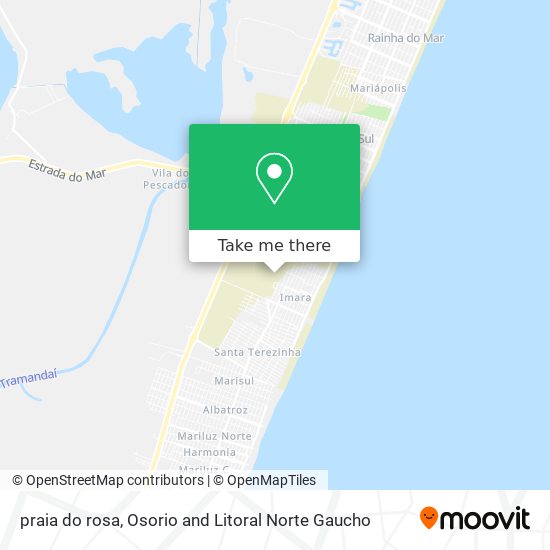 praia do rosa map