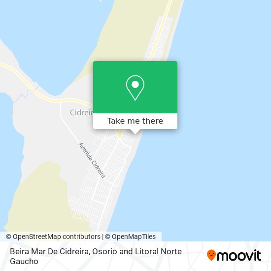 Beira Mar De Cidreira map