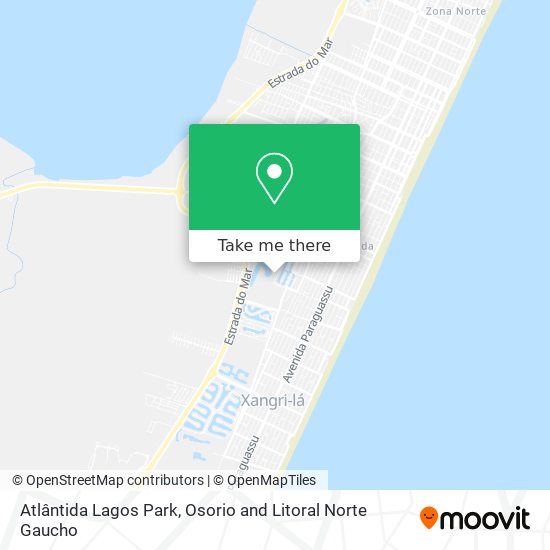 Atlântida Lagos Park map