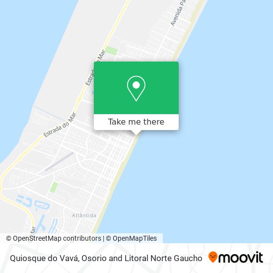 Quiosque do Vavá map