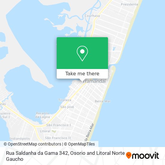 Rua Saldanha da Gama 342 map