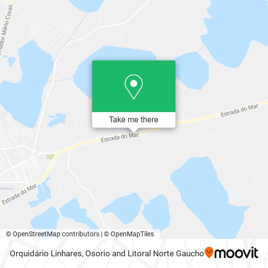 Orquidário Linhares map