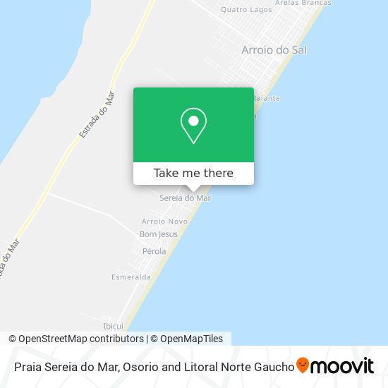 Praia Sereia do Mar map