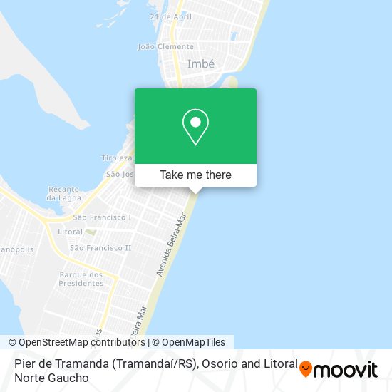 Pier de Tramanda (Tramandaí / RS) map