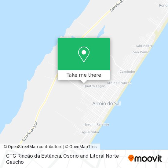 CTG Rincão da Estância map