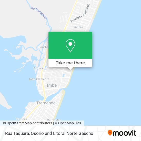 Rua Taquara map