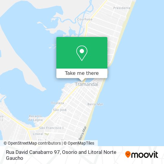 Rua David Canabarro 97 map