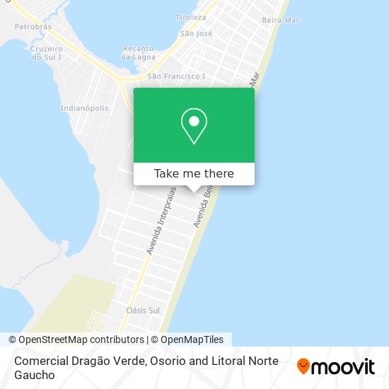 Comercial Dragão Verde map