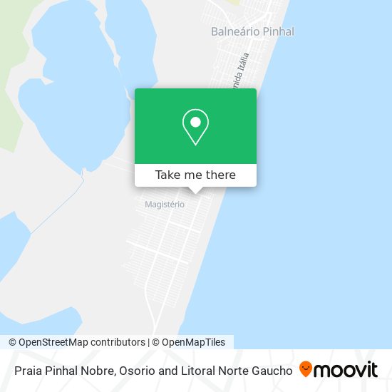 Praia Pinhal Nobre map