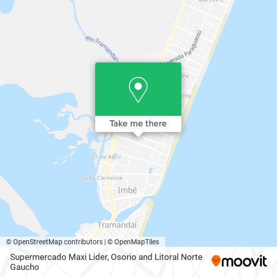 Supermercado Maxi Lider map