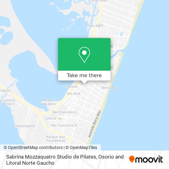 Sabrina Mozzaquatro Studio de Pilates map