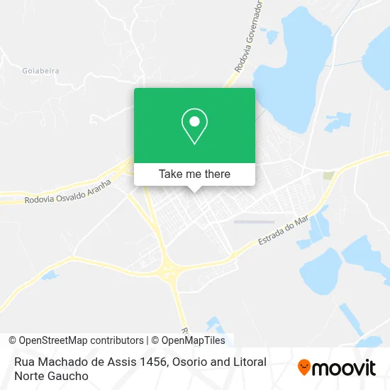 Rua Machado de Assis 1456 map