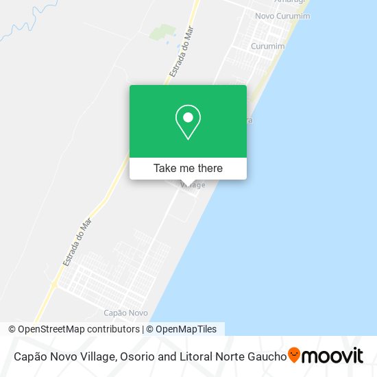 Capão Novo Village map