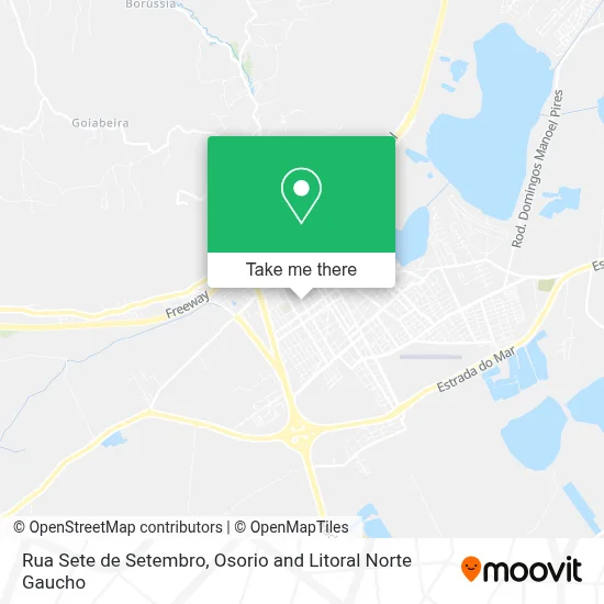 Rua Sete de Setembro map