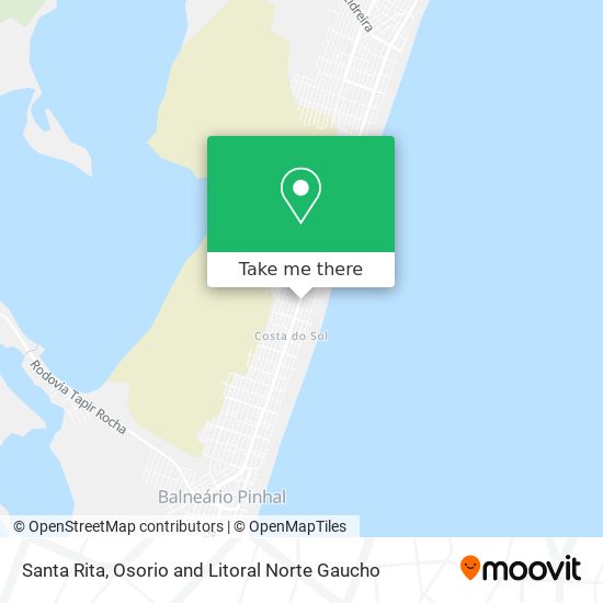 Santa Rita map