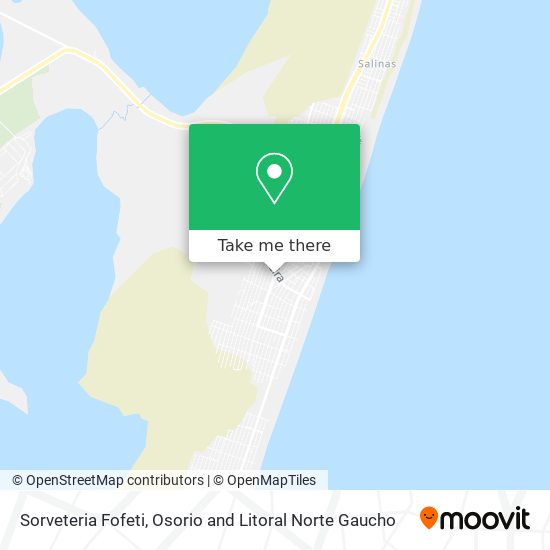Sorveteria Fofeti map