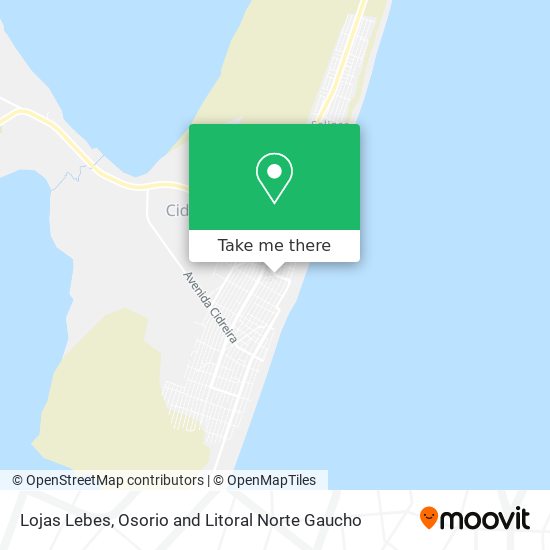 Lojas Lebes map