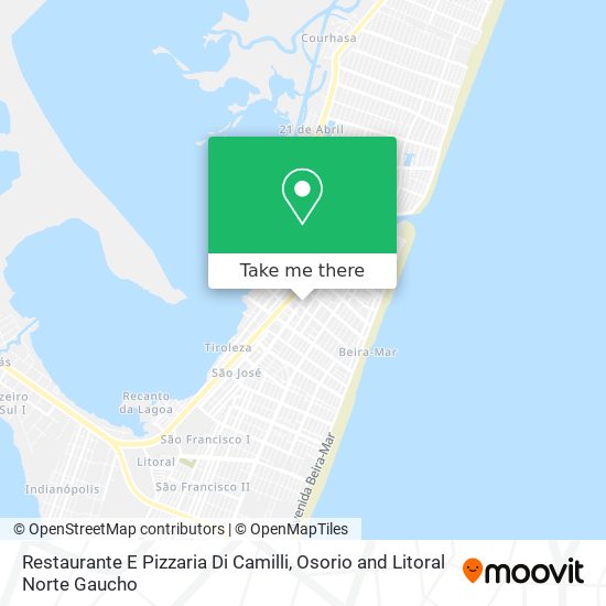 Restaurante E Pizzaria Di Camilli map