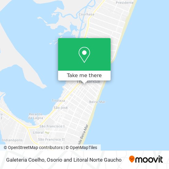 Galeteria Coelho map