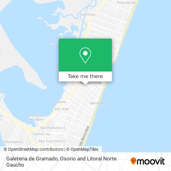 Galeteria de Gramado map