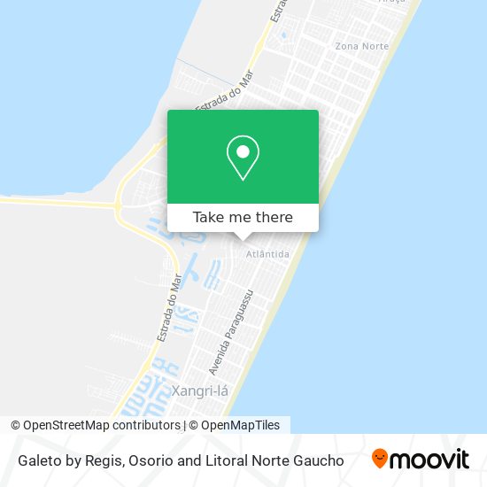 Galeto by Regis map