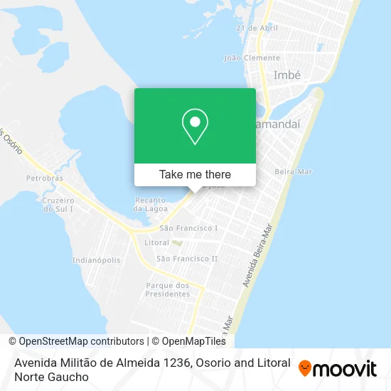 Avenida Militão de Almeida 1236 map