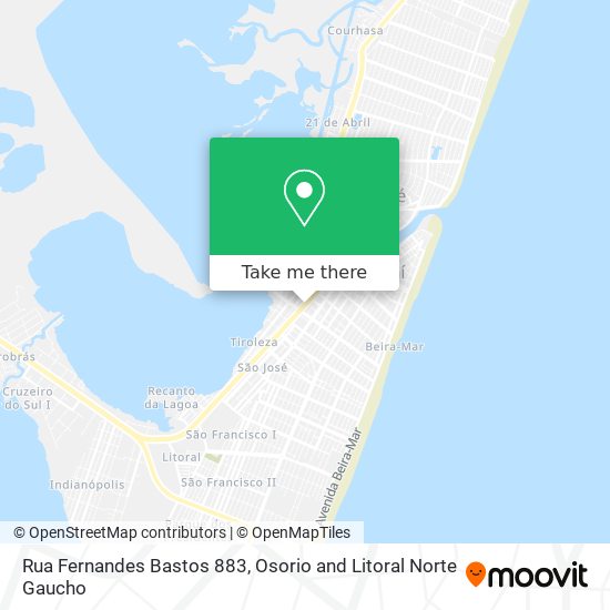 Rua Fernandes Bastos 883 map