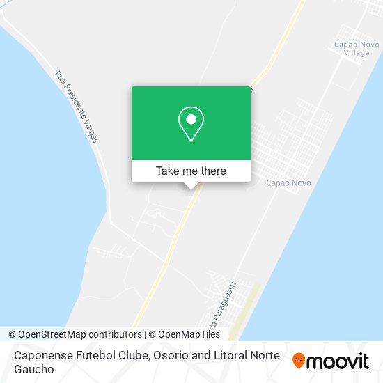 Caponense Futebol Clube map