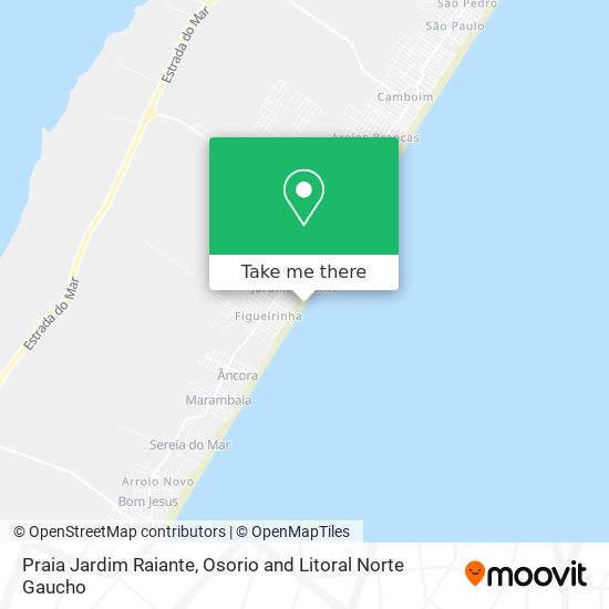 Praia Jardim Raiante map