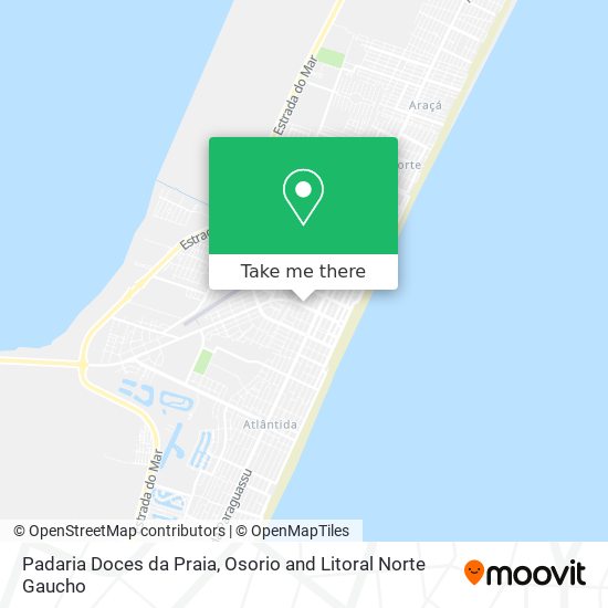 Padaria Doces da Praia map