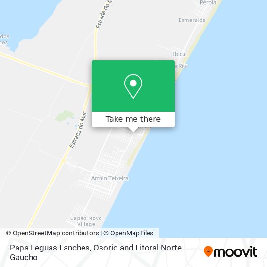 Papa Leguas Lanches map