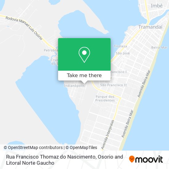 Rua Francisco Thomaz do Nascimento map