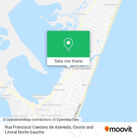 Rua Francisco Caetano de Azevedo map