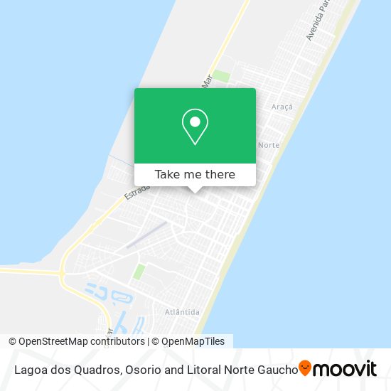 Lagoa dos Quadros map