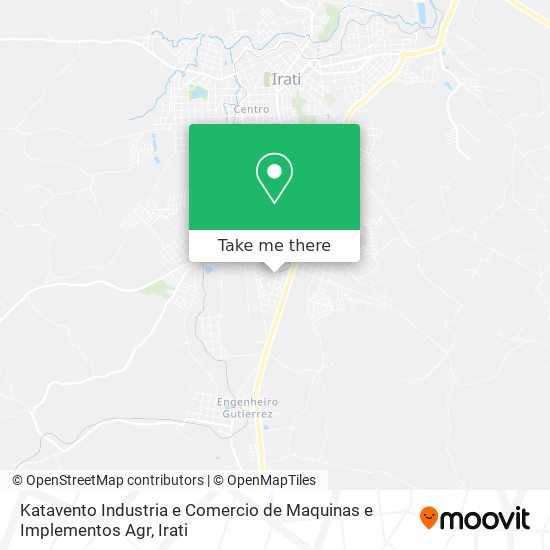 Mapa Katavento Industria e Comercio de Maquinas e Implementos Agr