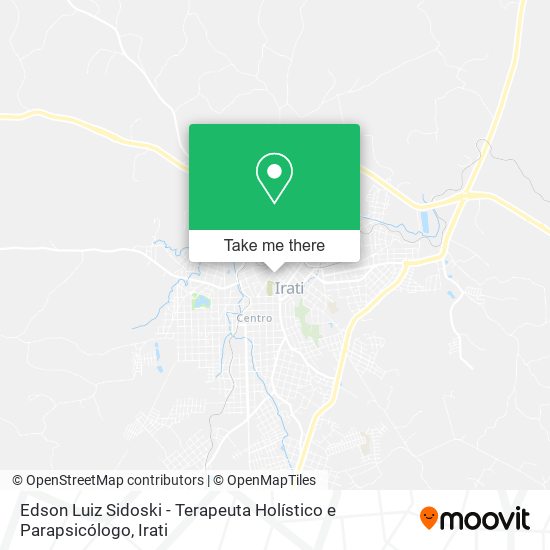 Edson Luiz Sidoski - Terapeuta Holístico e Parapsicólogo map