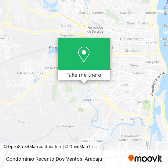 Condomínio Recanto Dos Ventos map