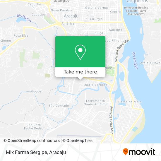 Mix Farma Sergipe map