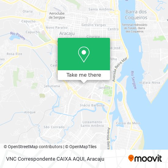 VNC Correspondente CAIXA AQUI map