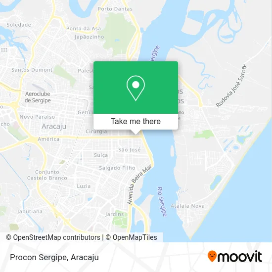 Procon Sergipe map