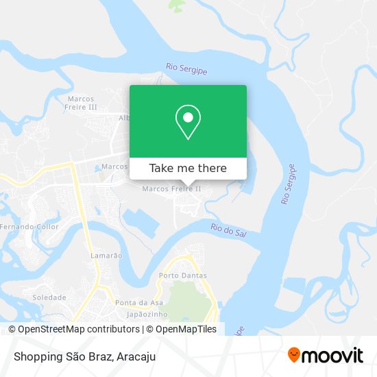 Shopping São Braz map