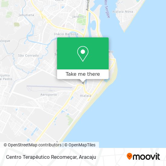 Centro Terapêutico Recomeçar map