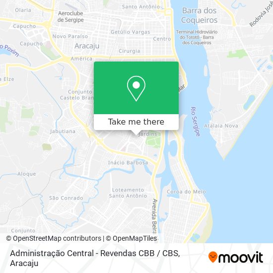 Administração Central - Revendas CBB / CBS map