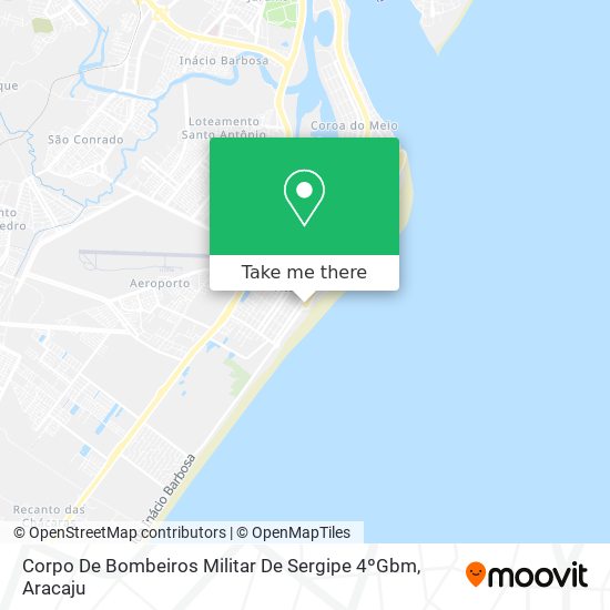 Corpo De Bombeiros Militar De Sergipe 4ºGbm map