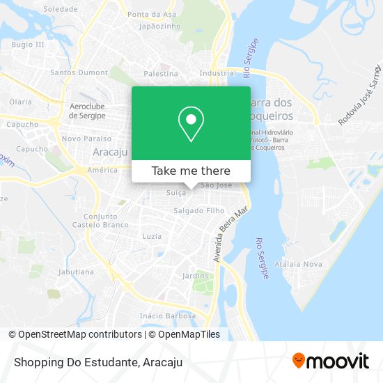 Shopping Do Estudante map