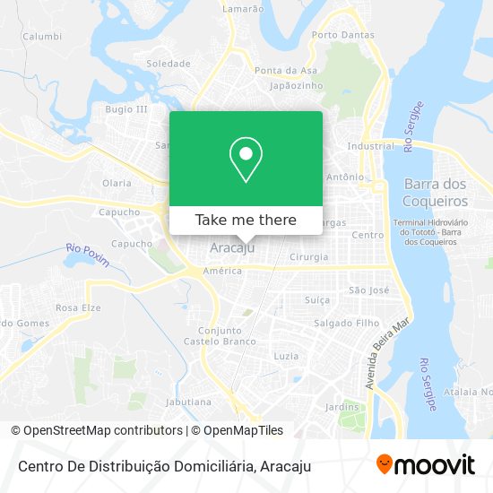 Mapa Centro De Distribuição Domiciliária