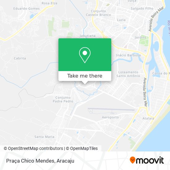 Mapa Praça Chico Mendes