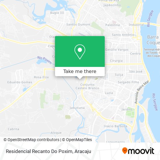 Residencial Recanto Do Poxim map